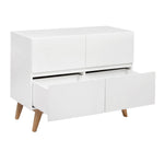 QUAX-Commode Trendy 4 Tiroirs - Blanc