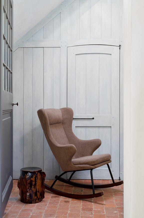 QUAX-Fauteuil À Bascule De Luxe - Coffee