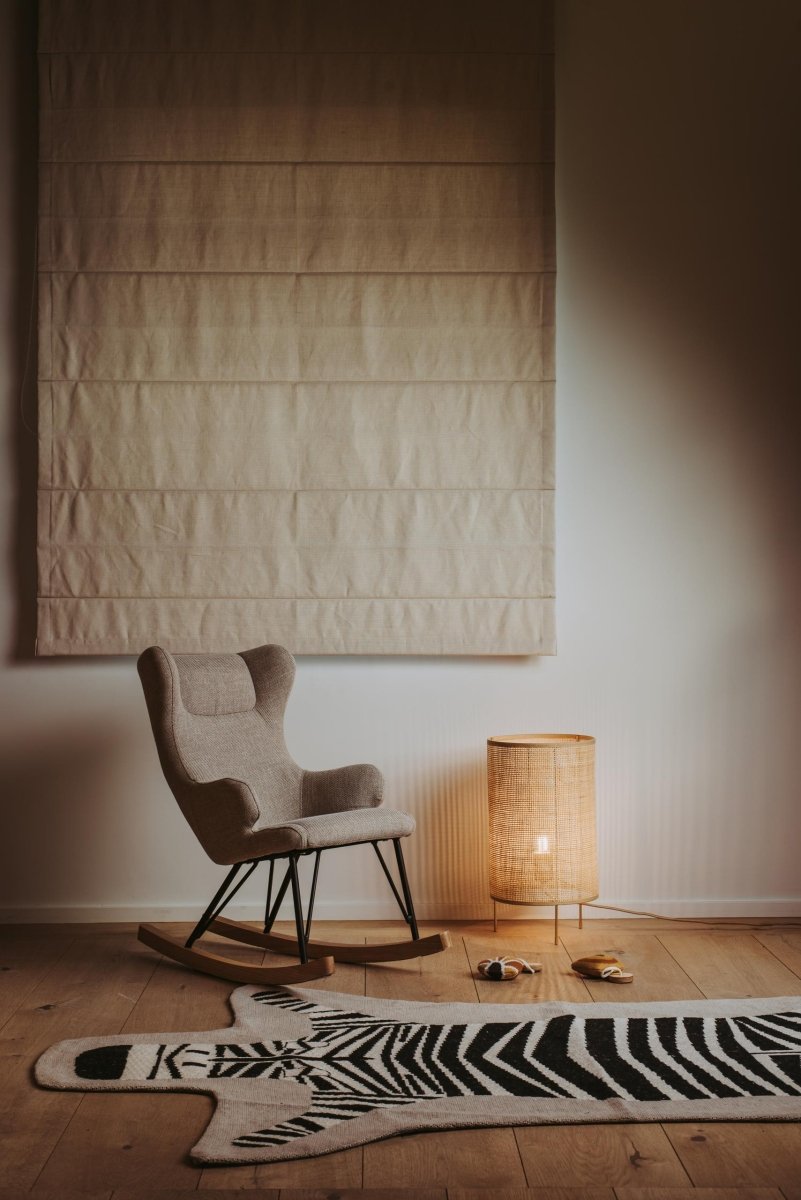 QUAX-Fauteuil À Bascule De Luxe Enfant Argile