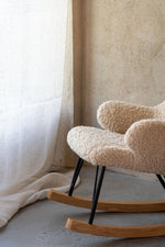 QUAX-Fauteuil À Bascule De Luxe Enfant Mouton