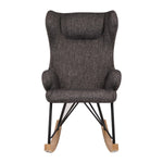 QUAX-Fauteuil À Bascule De Luxe Enfant Noir