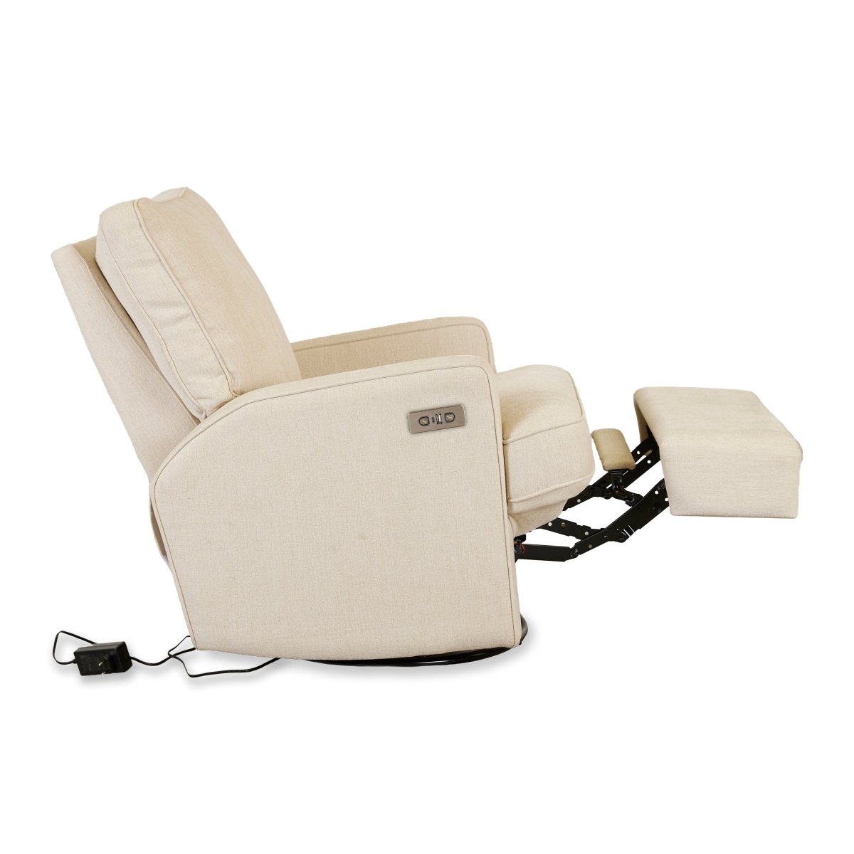 QUAX-Fauteuil D'Allaitement Électrique Swivel & Gliding - Tofu