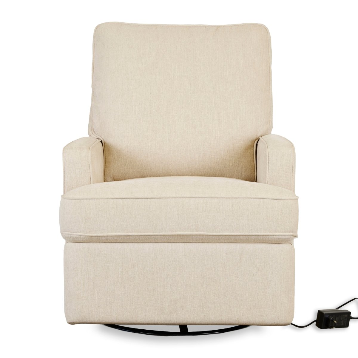 QUAX-Fauteuil D'Allaitement Électrique Swivel & Gliding - Tofu