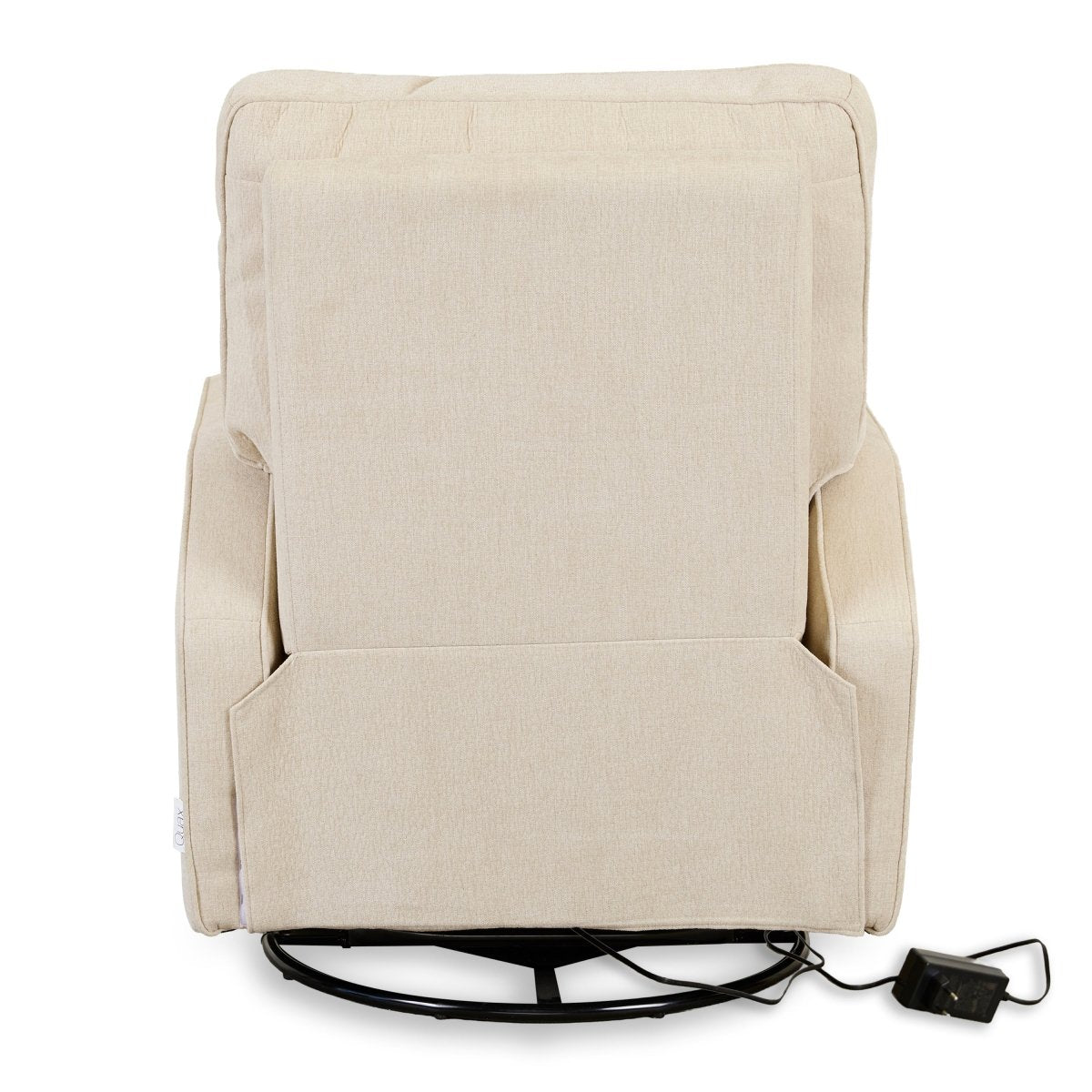QUAX-Fauteuil D'Allaitement Électrique Swivel & Gliding - Tofu