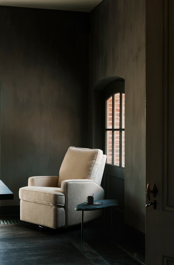 QUAX-Fauteuil D'Allaitement Électrique Swivel & Gliding - Tofu
