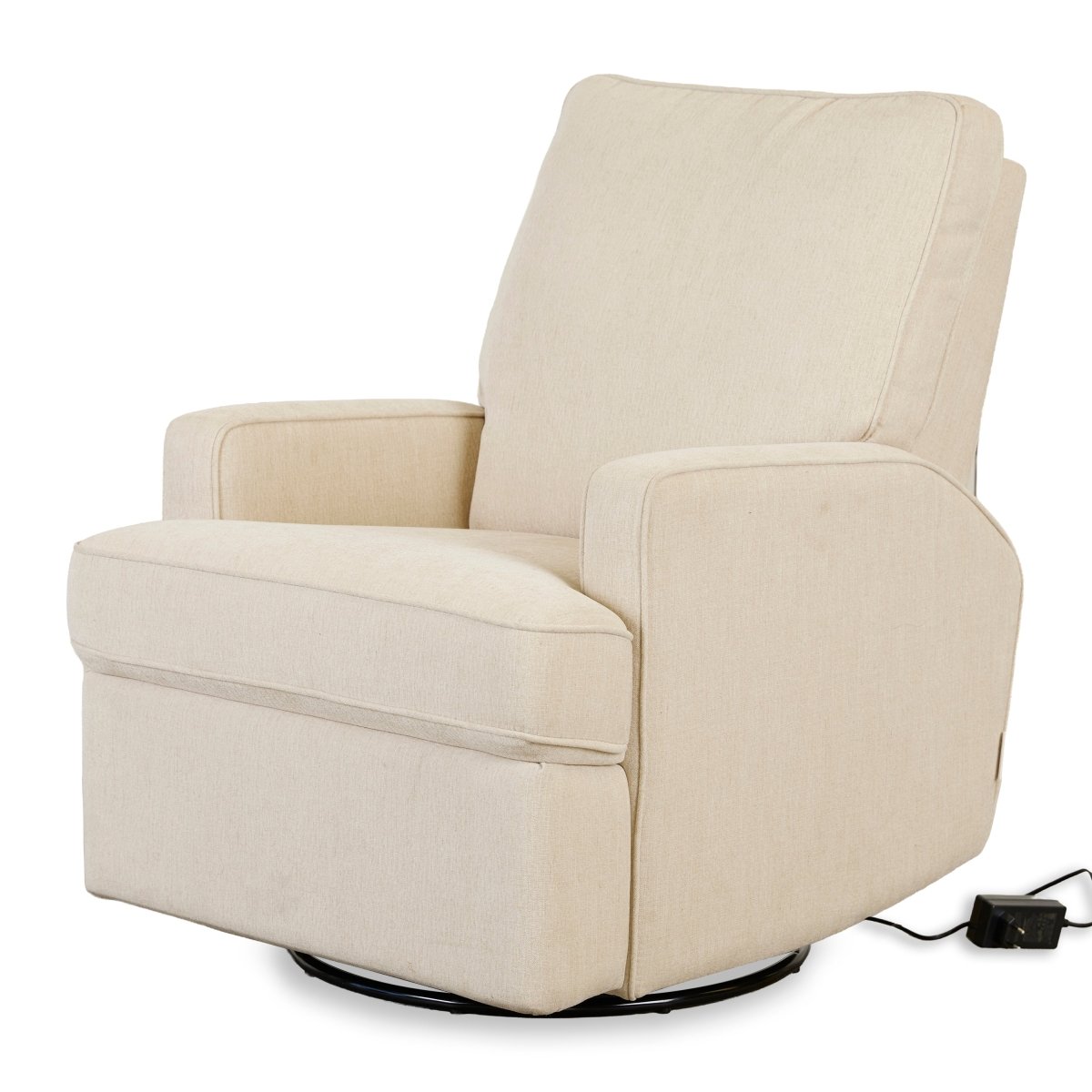 QUAX-Fauteuil D'Allaitement Électrique Swivel & Gliding - Tofu