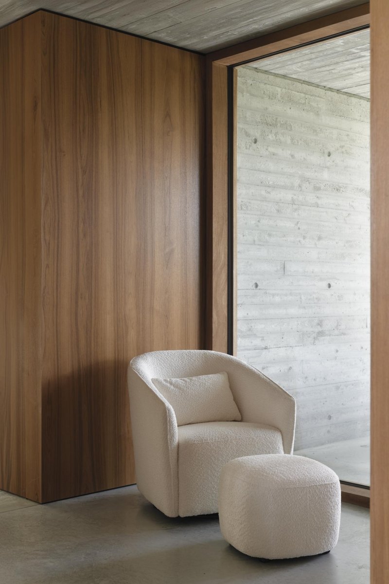 QUAX-Fauteuil Gomi - Swivel & Gliding Chair - Cream