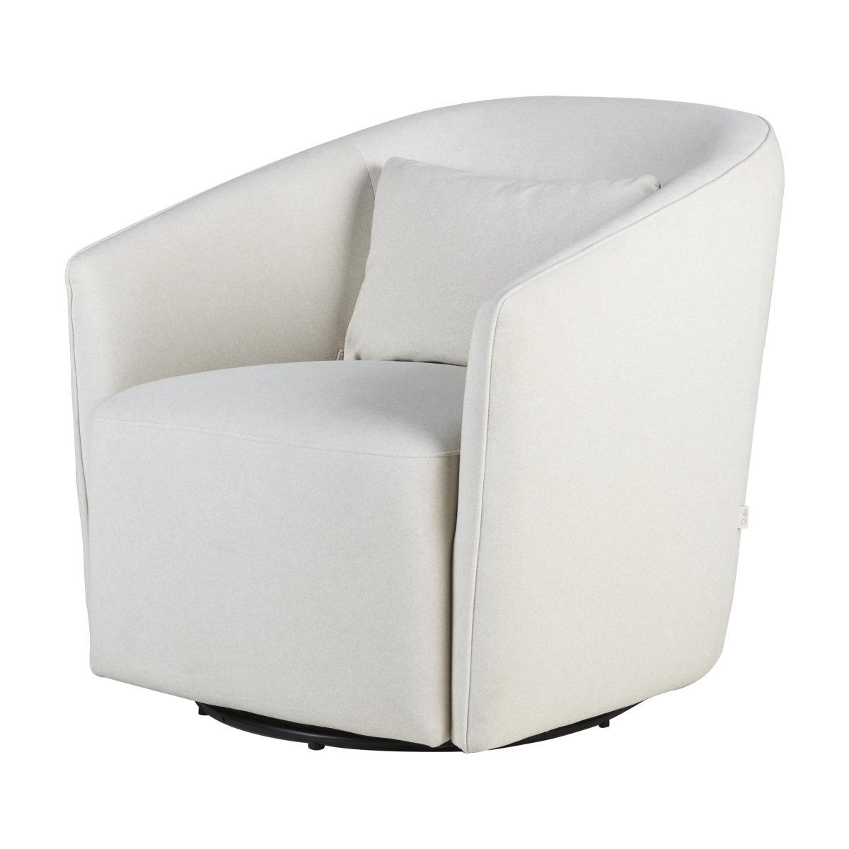 QUAX-Fauteuil Gomi - Swivel & Gliding Chair - Mohair Beige