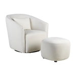 QUAX-Fauteuil Gomi - Swivel & Gliding Chair - Mohair Beige