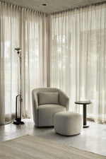 QUAX-Fauteuil Gomi - Swivel & Gliding Chair - Mohair Beige