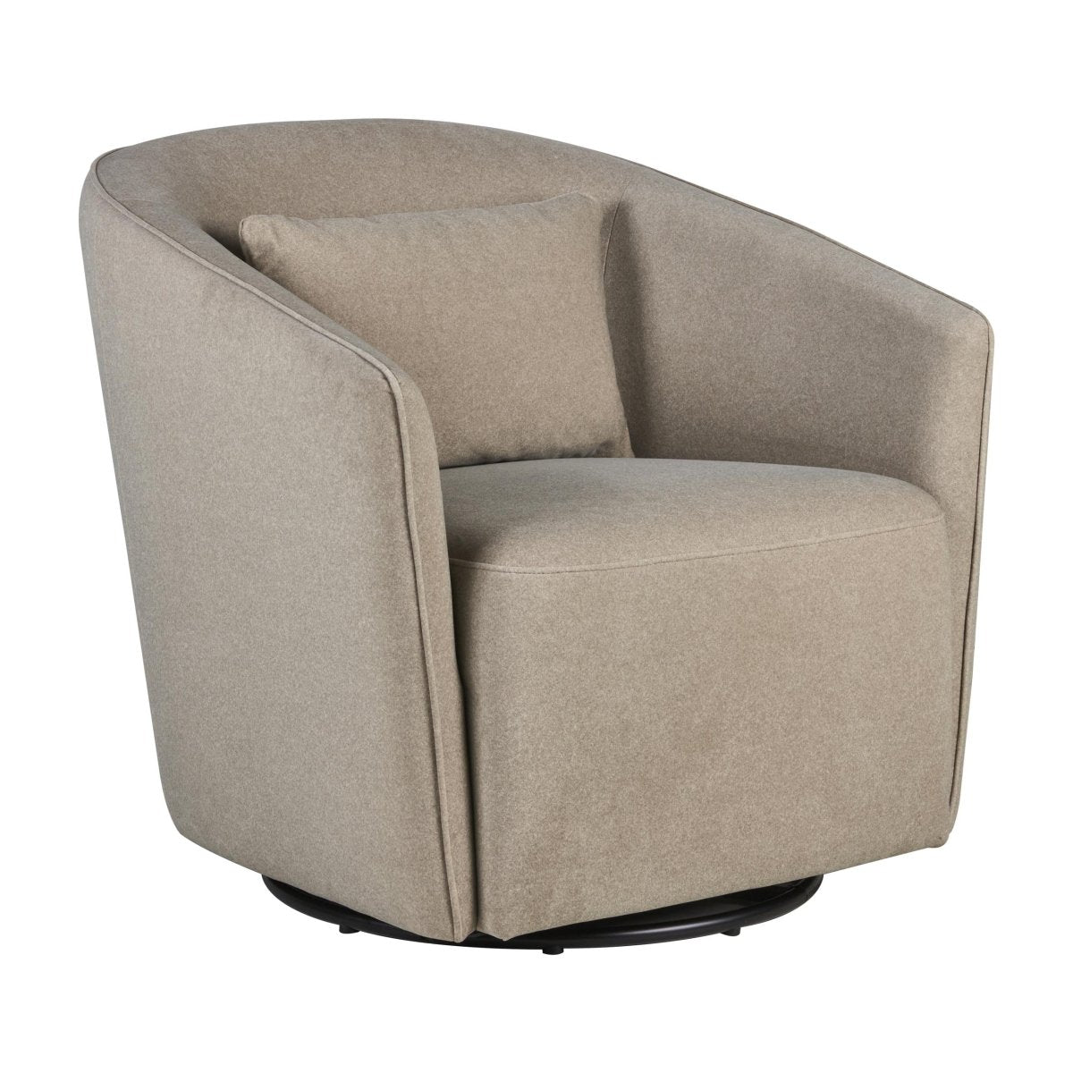 QUAX-Fauteuil Gomi - Swivel & Gliding Chair - Mohair Latte