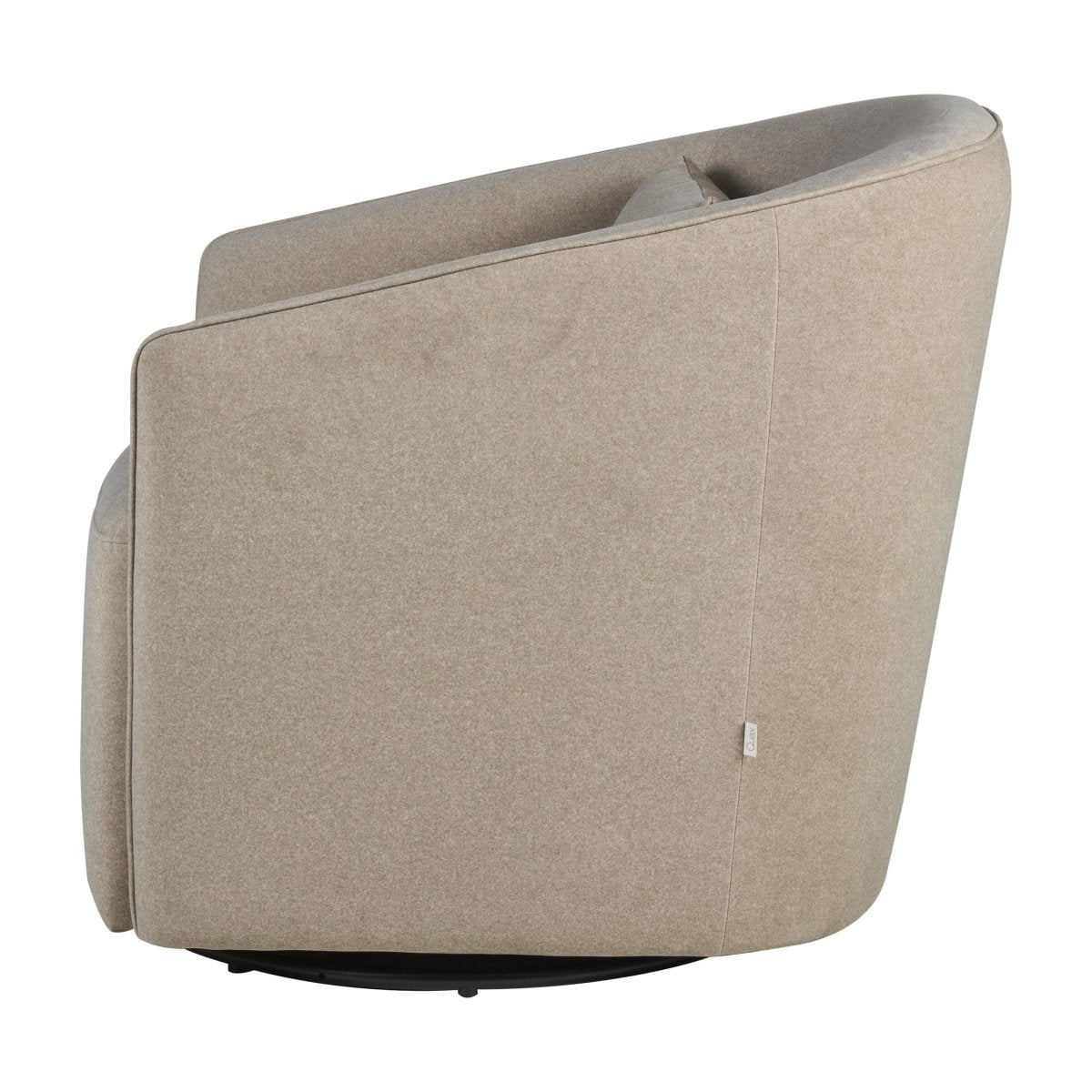 QUAX-Fauteuil Gomi - Swivel & Gliding Chair - Mohair Latte