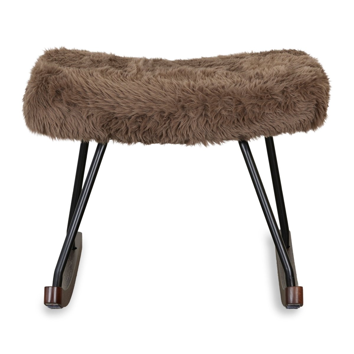 QUAX-Hocker Rocker De Luxe - Pluche Espresso