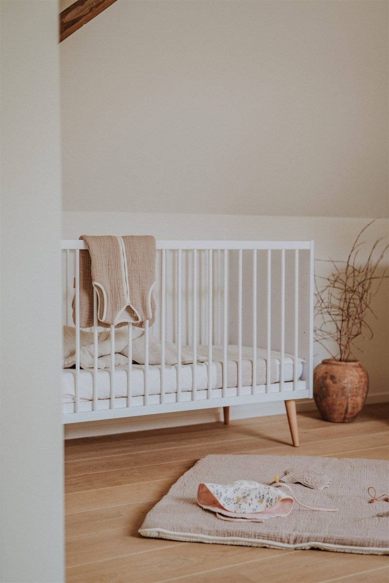 QUAX-Lit Bébé COCOON 120 x 60 cm - Blanc Glacé