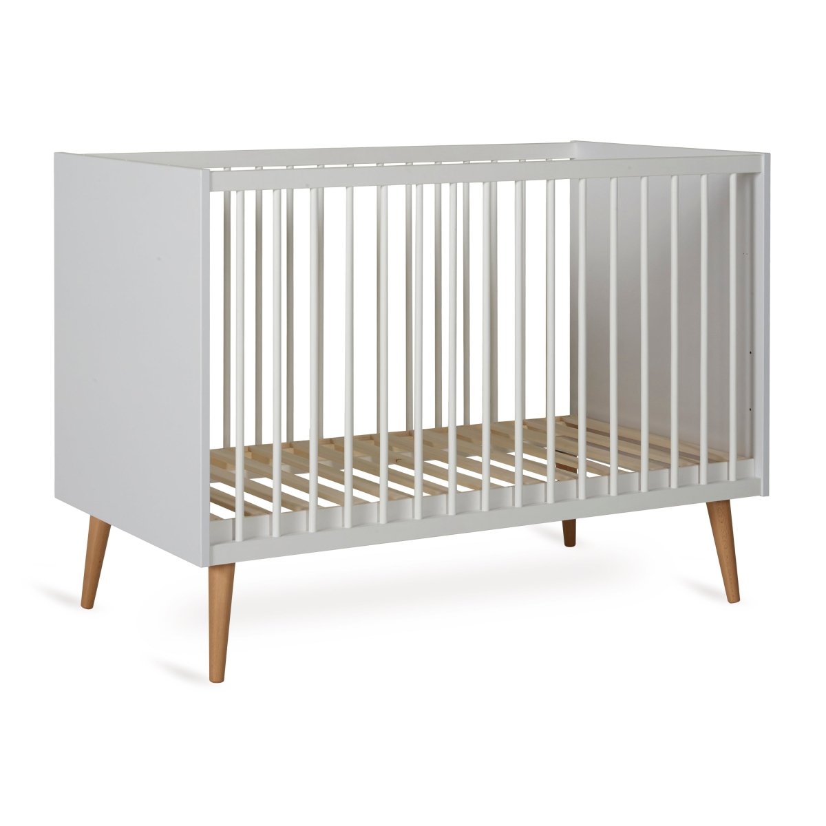 QUAX-Lit Bébé COCOON 120 x 60 cm - Blanc Glacé