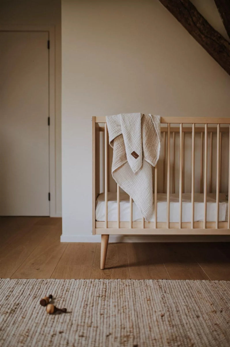 QUAX-Lit Bébé COCOON 120 x 60 cm - Chêne Naturel