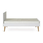 QUAX-Lit Bébé Évolutif COCOON 140 x 70 cm - Blanc Glacé