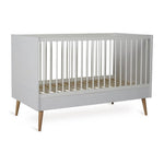 QUAX-Lit Bébé Évolutif COCOON 140 x 70 cm - Blanc Glacé