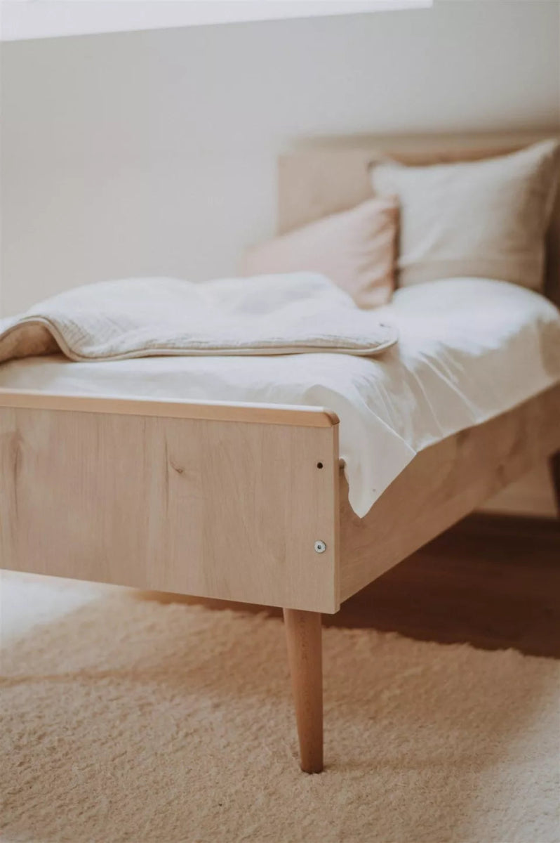 QUAX-Lit Bébé Évolutif COCOON 140 x 70 cm - Chêne Naturel