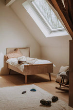 QUAX-Lit Bébé Évolutif COCOON 140 x 70 cm - Chêne Naturel