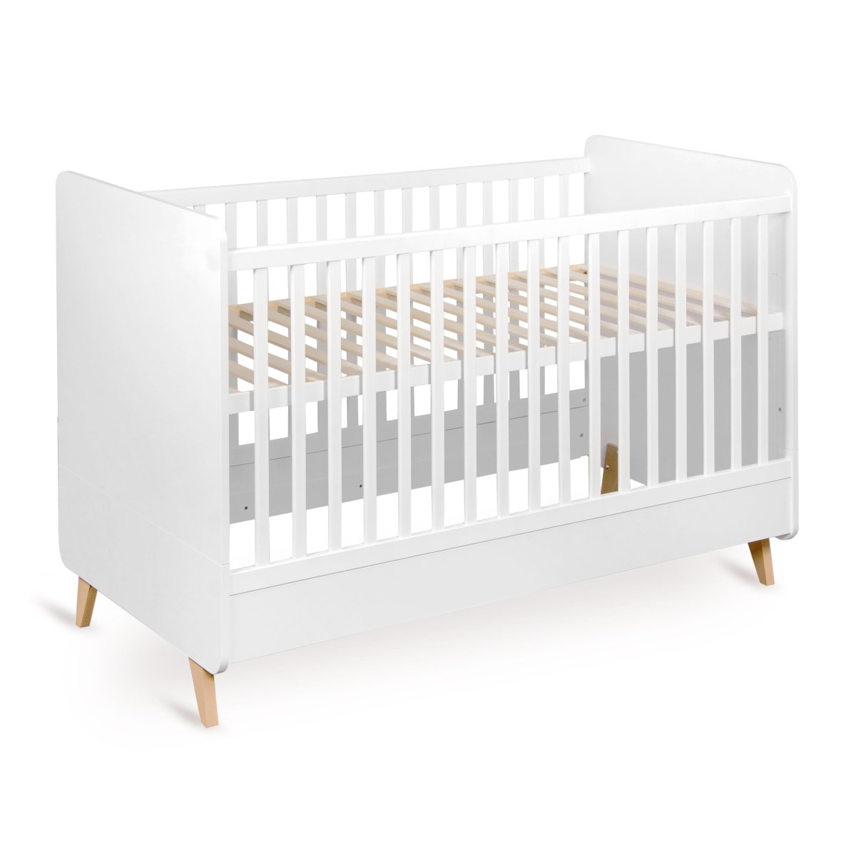 QUAX-Lit Bébé Évolutif LOFT 70 x 140 Cm - Blanc