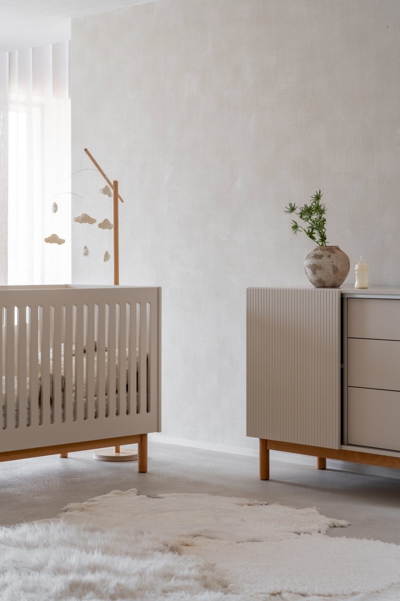 QUAX-Lit Bébé Évolutif MOOD 70 x 140 Cm - Argile