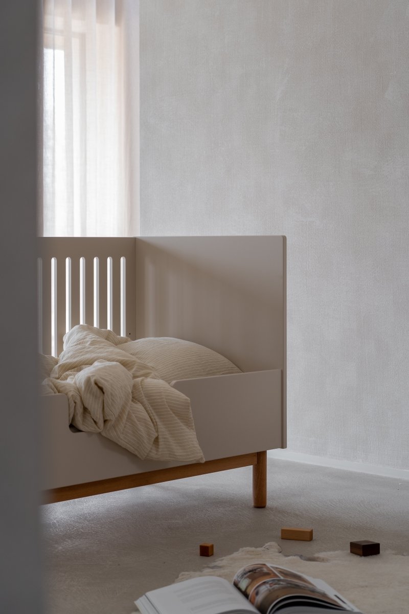QUAX-Lit Bébé Évolutif MOOD 70 x 140 Cm - Argile