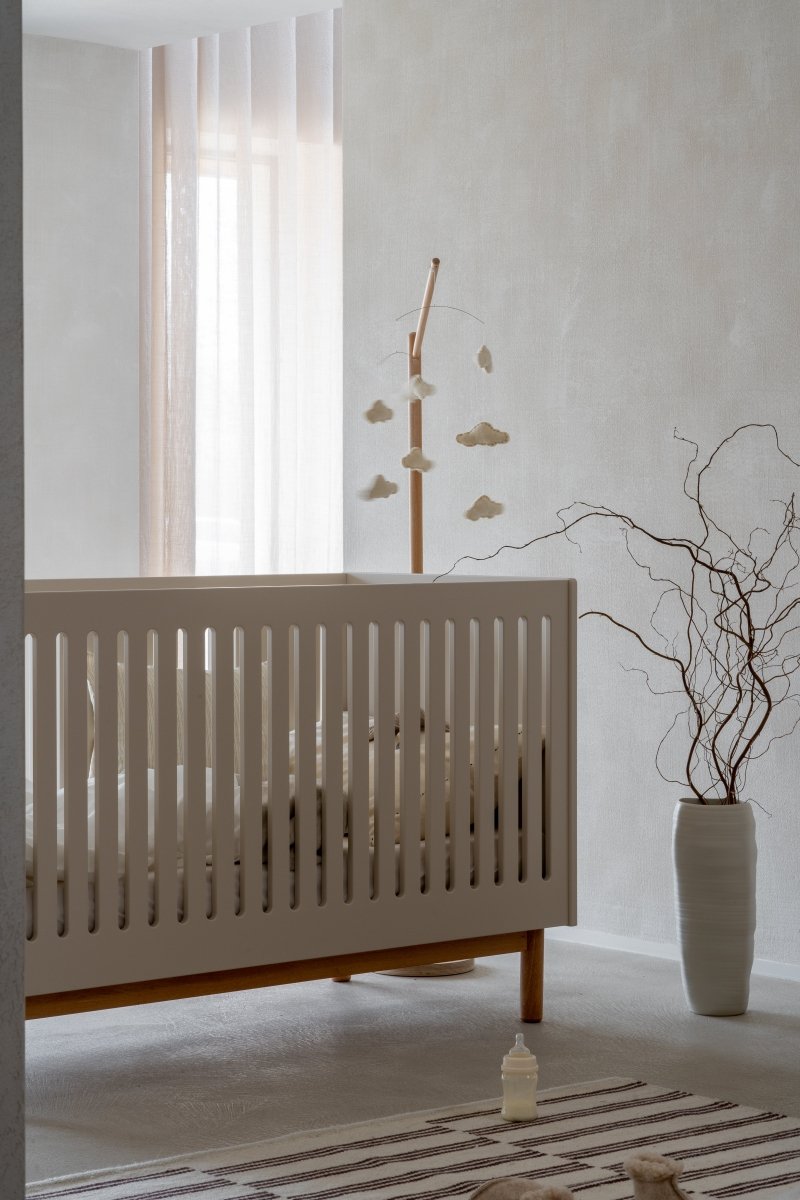 QUAX-Lit Bébé Évolutif MOOD 70 x 140 Cm - Argile