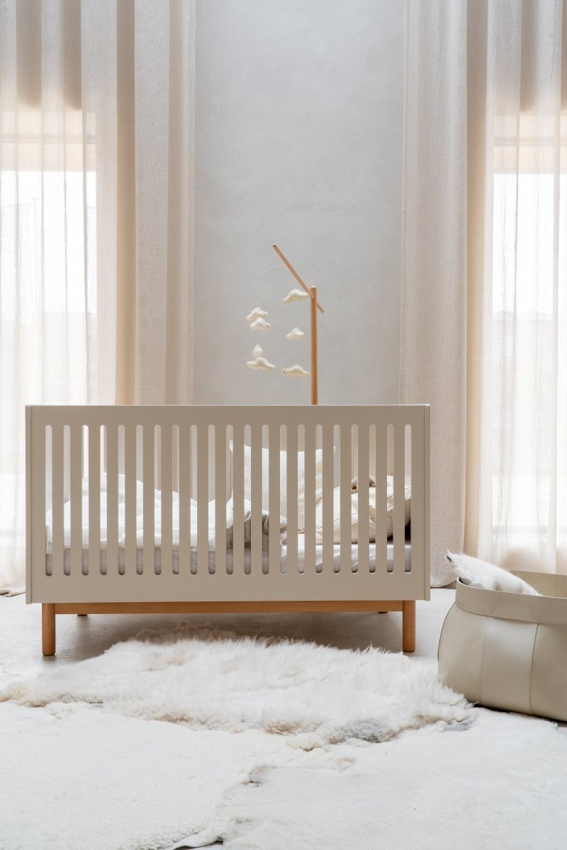 QUAX-Lit Bébé Évolutif MOOD 70 x 140 Cm - Argile
