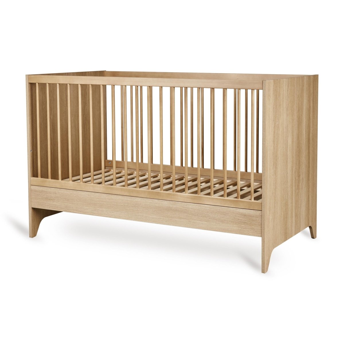 QUAX-Lit Bébé Tsugi 140 x 70 Cm - Honey Ash