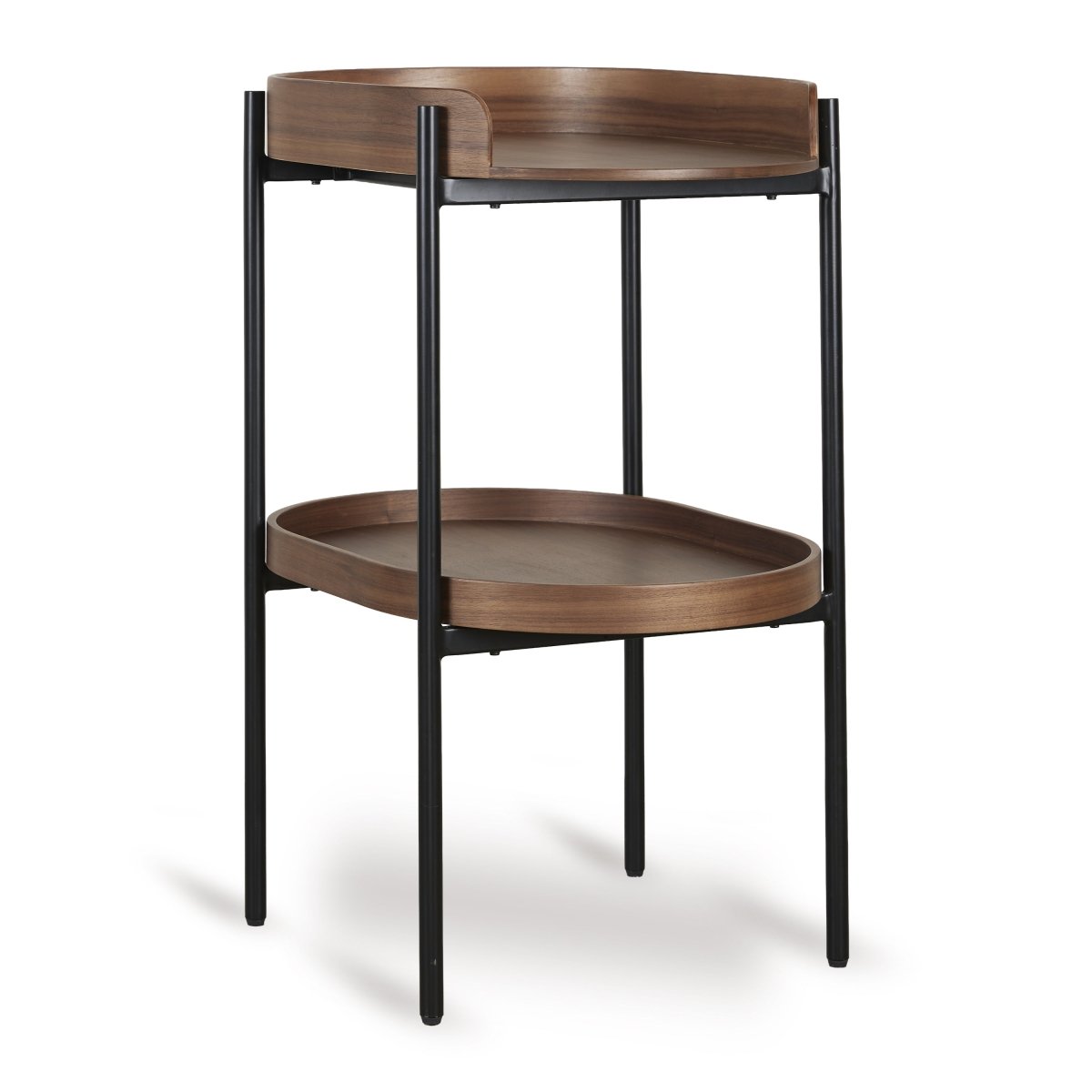 QUAX-Table A Langer Oeuf - Noyer/Noir