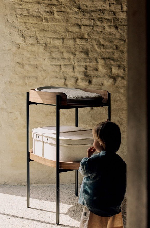 QUAX-Table A Langer Oeuf - Noyer/Noir