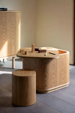 QUAX-Table De Rangement Pour Enfants YUME - Frêne Naturel