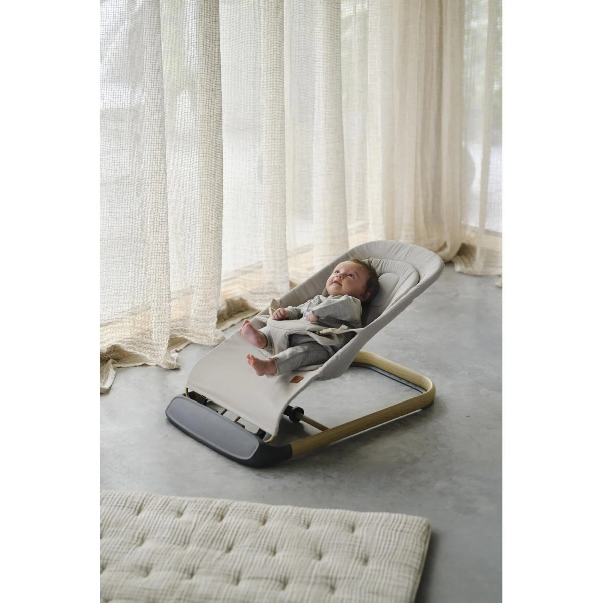 QUAX-Transat bébé + réducteur Relax - Argile