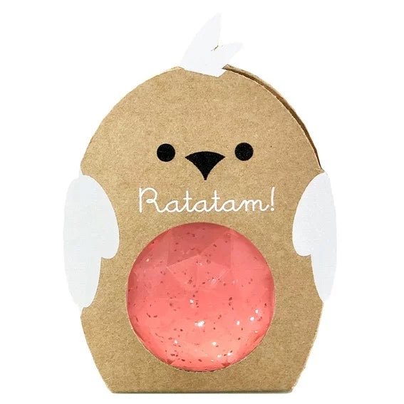 RATATAM KIDS-Balle Rebondissante Oiseau à Pailletes