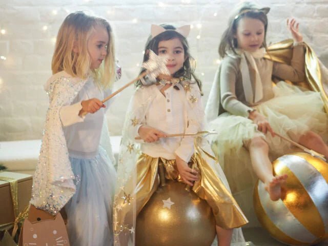 RATATAM KIDS-Ballon Sauteur Doré Pailleté