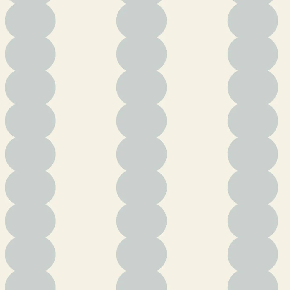 Papel de parede de riscas recortadas, azul