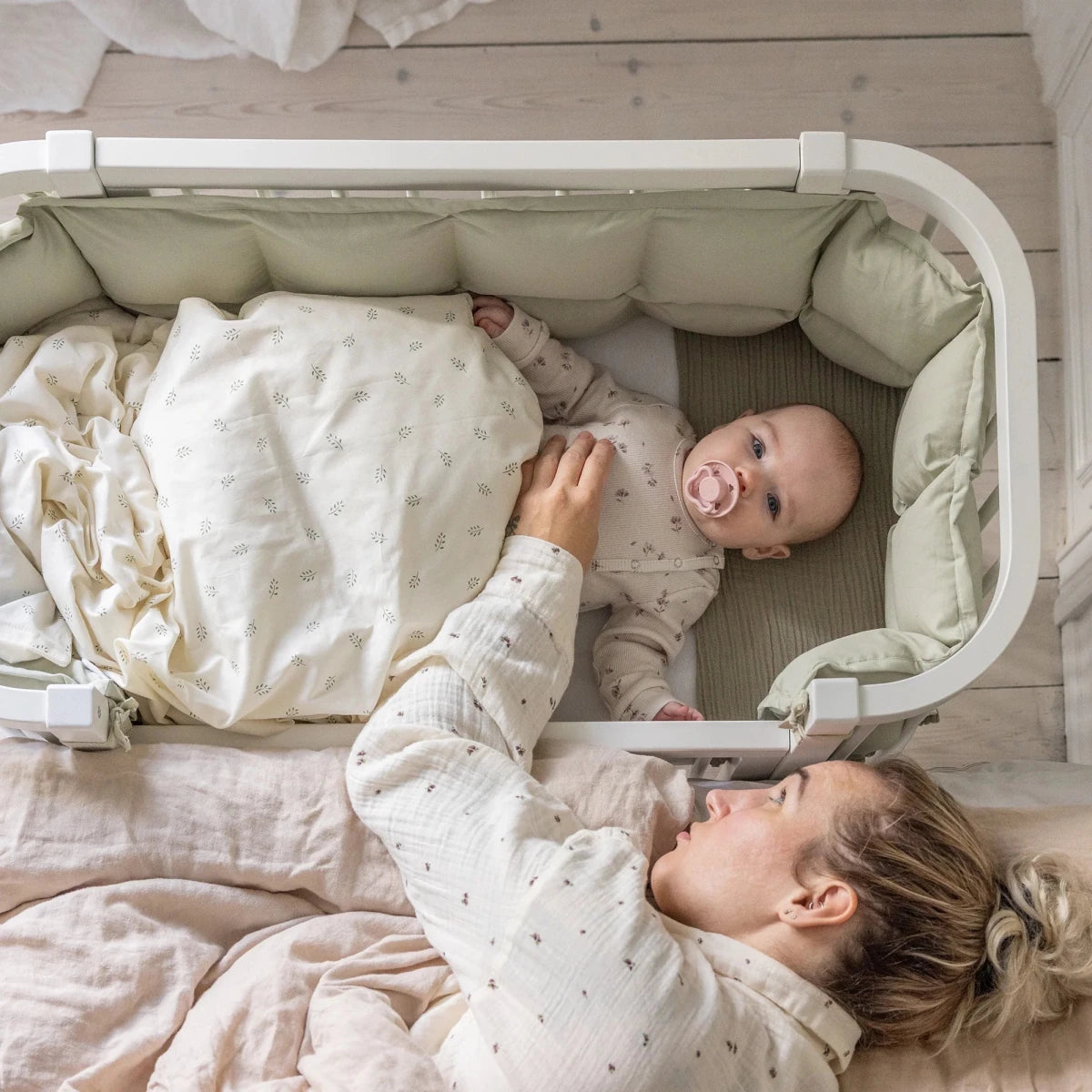 SEBRA-Lit Bébé Cododo Sebra, Blanc Classique