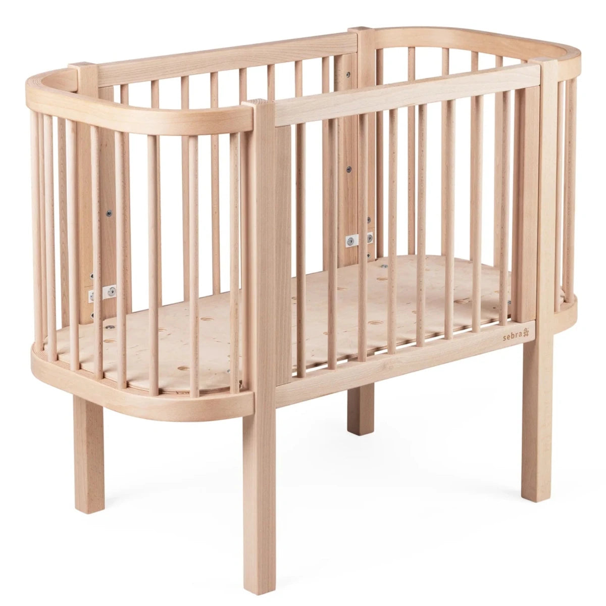 SEBRA-Lit Bébé Cododo Sebra, Édition Bois
