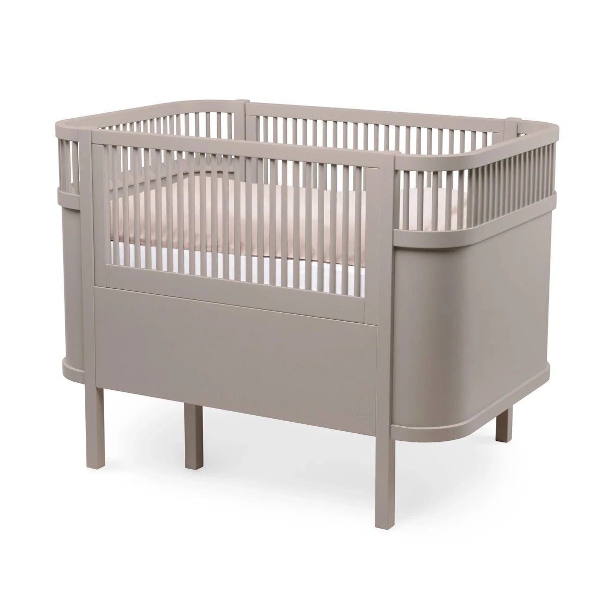 SEBRA-Lit Bébé évolutif Sebra en Bois 70x110 cm - Jetty Beige