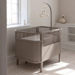 SEBRA-Lit Bébé évolutif Sebra en Bois 70x110 cm - Jetty Beige