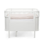 SEBRA-Lit Bébé évolutif Sebra en Bois 70x110 cm - Blanc
