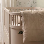 SEBRA-Lit Bébé évolutif Sebra en Bois 70x110 cm - Rose