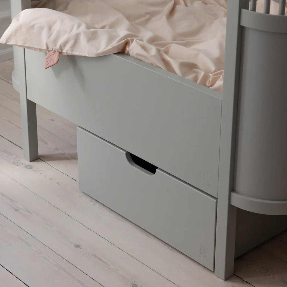 SEBRA-Lit Bébé évolutif Sebra en Bois 70x110 cm - Stone