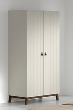 VIPACK-Armoire 2 Portes Sezane – Argile Et Noyer
