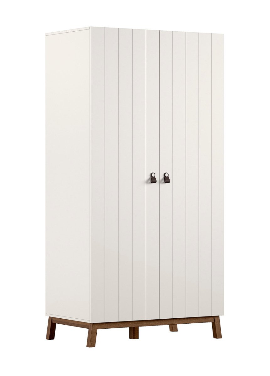 VIPACK-Armoire 2 Portes Sezane – Argile Et Noyer