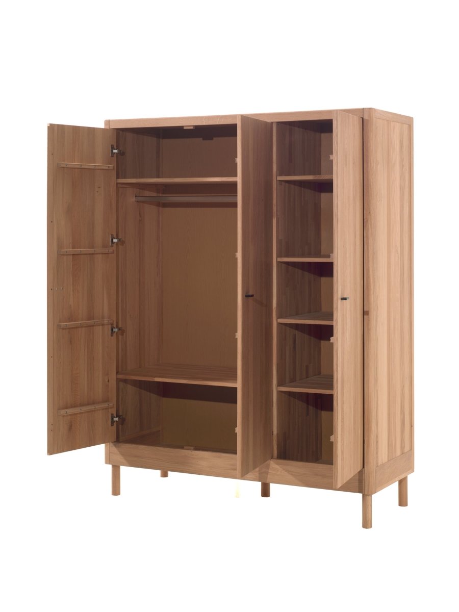 VIPACK-Armoire 3 Portes Forrest – En Chêne
