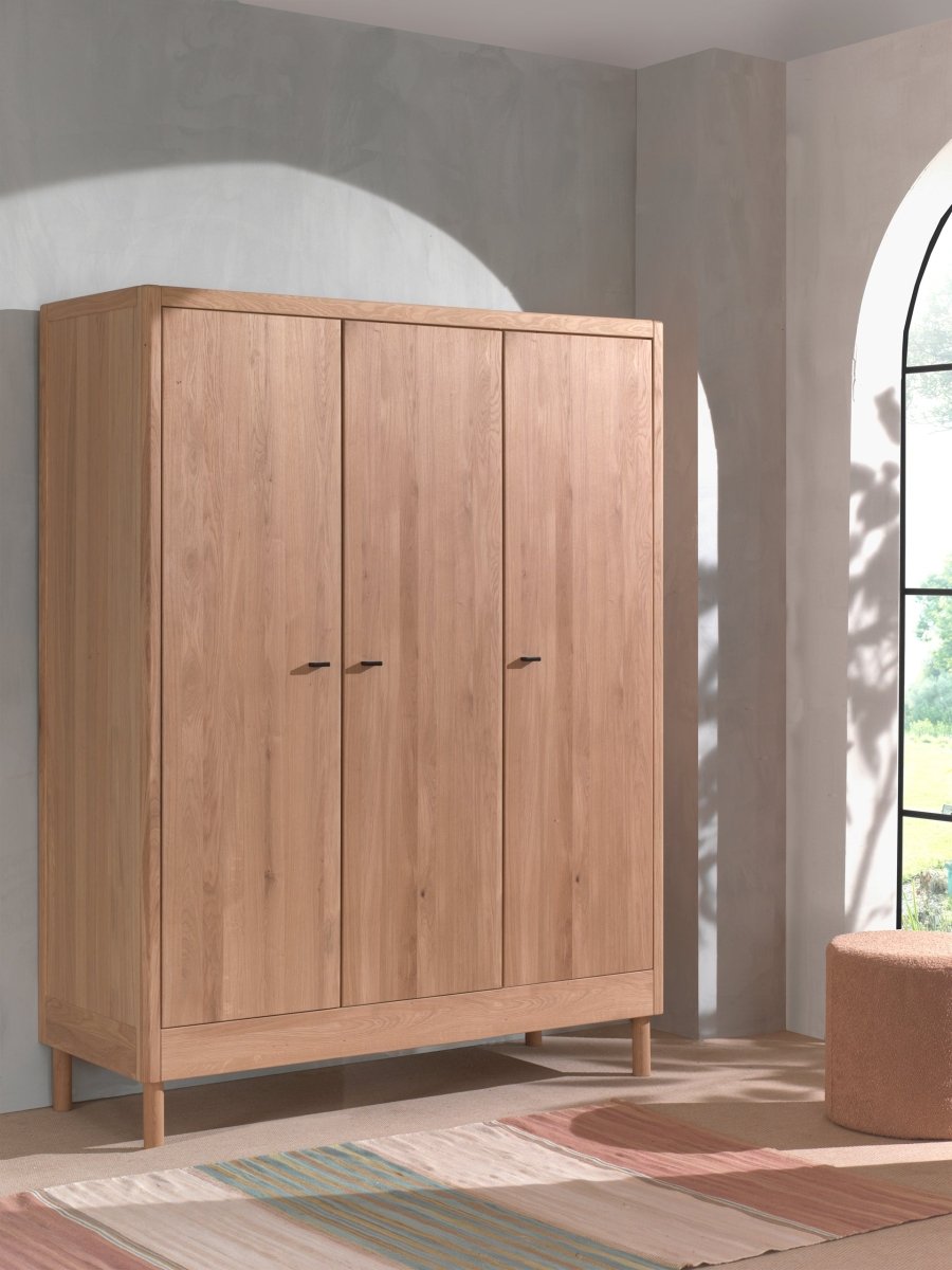 VIPACK-Armoire 3 Portes Forrest – En Chêne