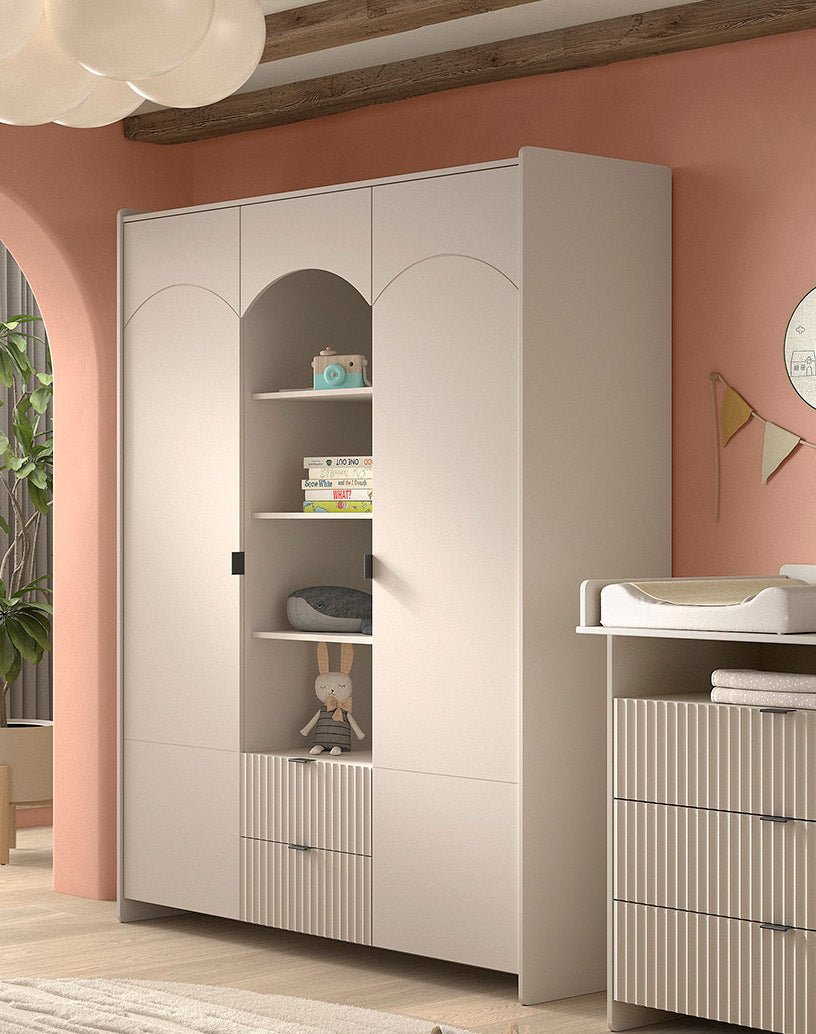 VIPACK-Armoire 3 Portes Lux – Argile