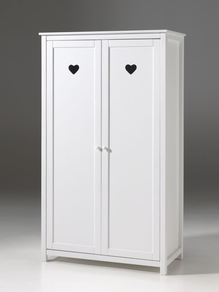 VIPACK-Armoire AMORI 2 Portes Blanc